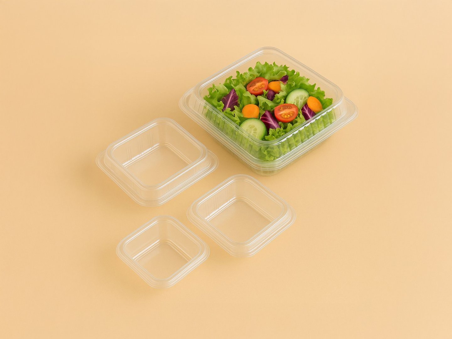 Dart ClearSeal Hinged Plastic Container